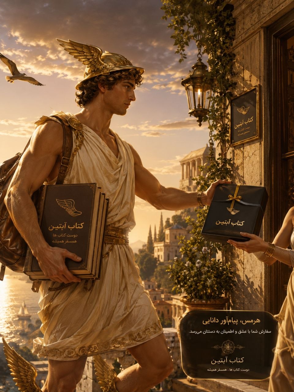 هرمس، سفارشات را میبرد