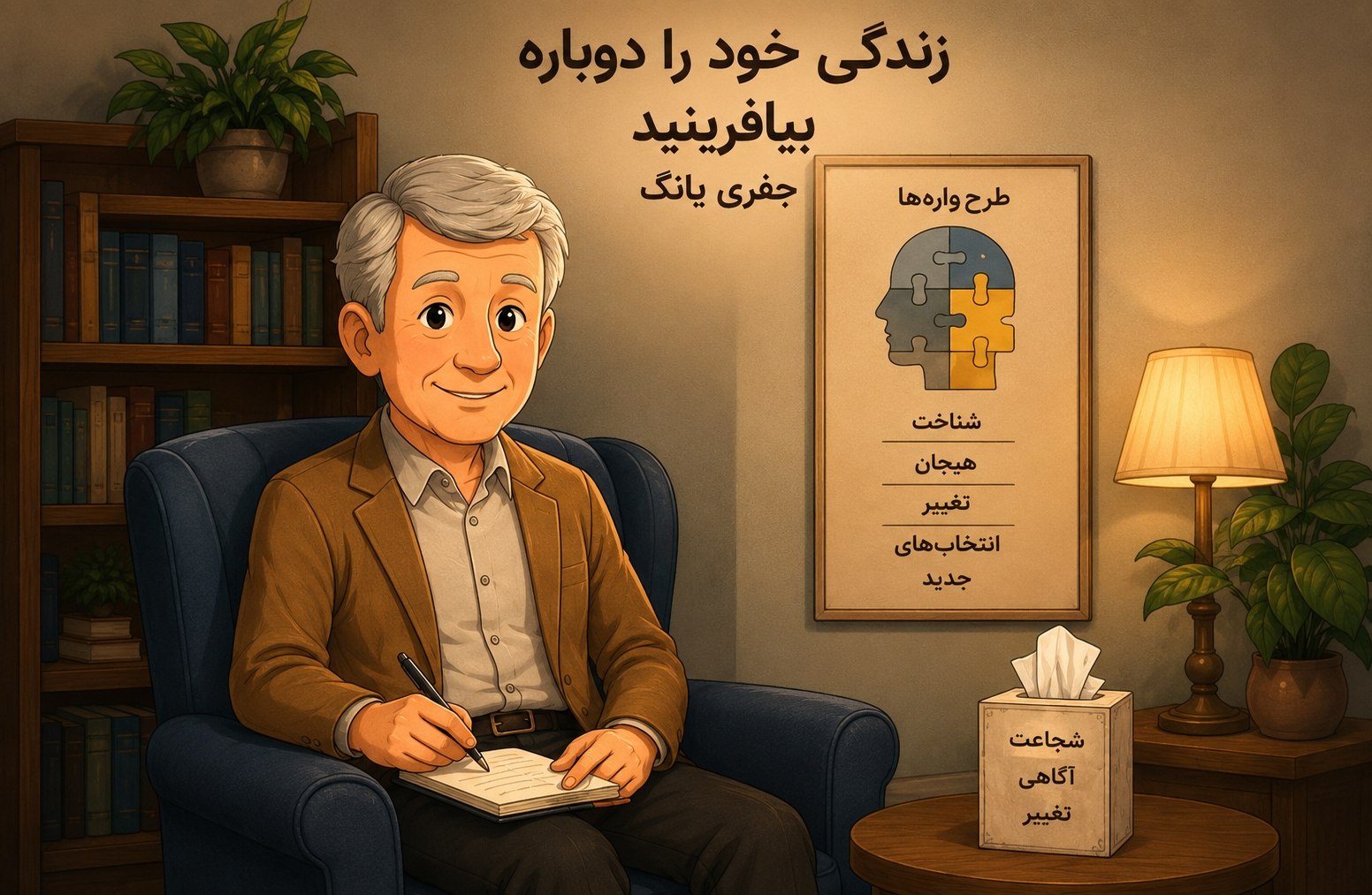 تصویر کارتونی تراپیست