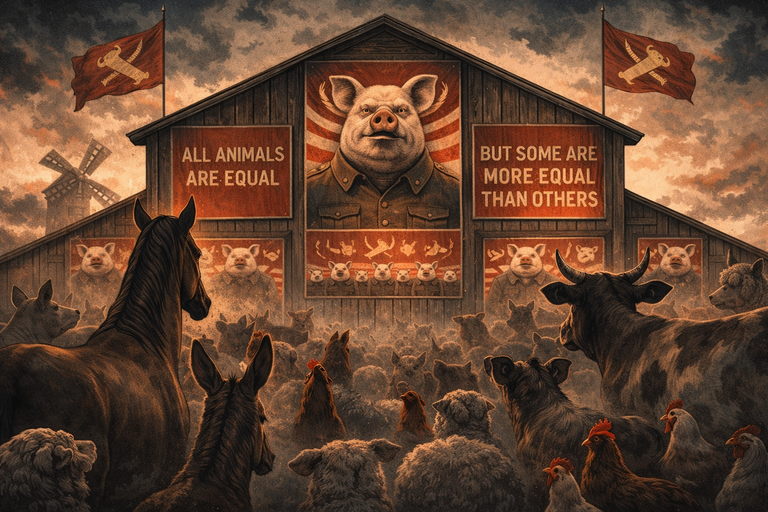 قلعه حیوانات | داستانی درباره‌ی حیوانات، یا اعتراف‌نامه‌ی قدرت؟